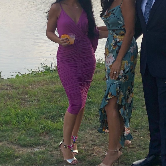 JLUX LABEL Like New So Elevated One-Shoulder Dress - Picture 4 of 5